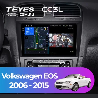 Штатная магнитола Teyes CC3L 4/32 Volkswagen EOS (2006-2015)