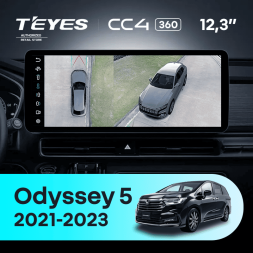 Штатная магнитола Teyes CC4 12.3" 360 6/64 Honda Odyssey 5 (2021-2023)