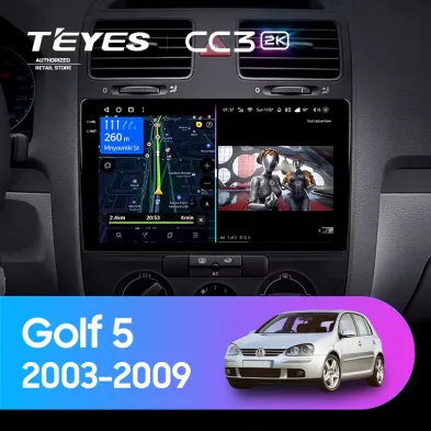 Штатная магнитола Teyes CC3 2K 4/32 Volkswagen Golf 5 (2003-2009) F2