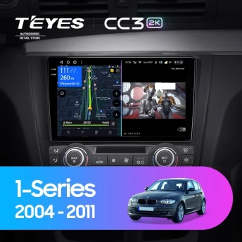 Штатная магнитола Teyes CC3 2K 4/32 BMW 1 серия E88 E82 E81 E87 (2004-2011) F2