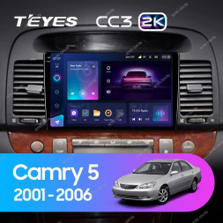 Штатная магнитола Teyes CC3 2K 4/32 Toyota Camry 5 XV 30 (2001-2006) Тип-A