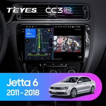 Штатная магнитола Teyes CC3 2K 4/32 Volkswagen Jetta 6 (2011-2018)