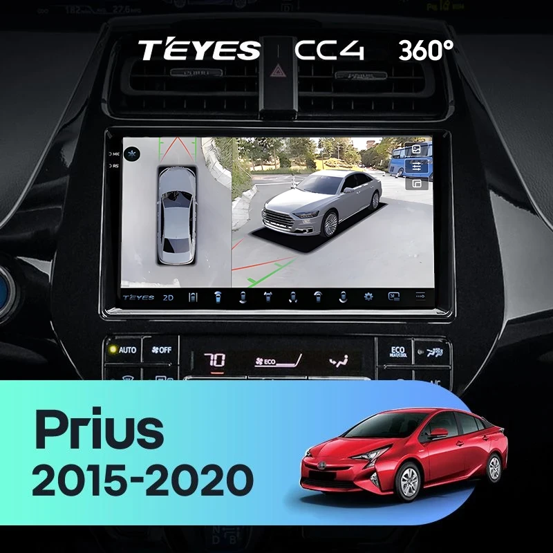 Штатная магнитола Teyes CC4 360 6/64 Toyota Prius XW50 (2015-2020)