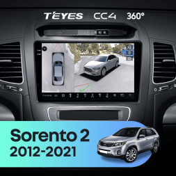 Штатная магнитола Teyes CC4 360 8/128 Kia Sorento 2 II XM (2012-2021) F1