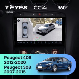 Штатная магнитола Teyes CC4 360 8/128 Peugeot 308 (2007-2015)