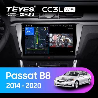 Штатная магнитола Teyes CC3L WiFi 2/32 Volkswagen Passat B8 (2014-2020)