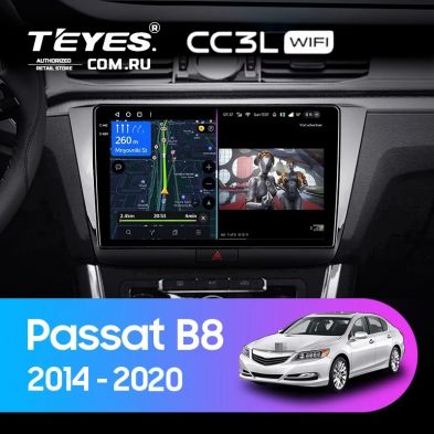 Штатная магнитола Teyes CC3L WiFi 2/32 Volkswagen Passat B8 (2014-2020)