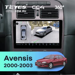 Штатная магнитола Teyes CC4 360 8/128 Toyota Avensis 1 T220 (2000-2003)