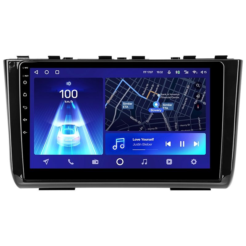 Переходная рамка Hyundai Creta 2021+ F2 глянцевая (10&quot;)