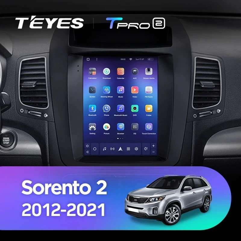 Штатная магнитола Tesla style Teyes TPRO 2 4/32 Kia Sorento 2 XM (2012-2021) HIGH F2