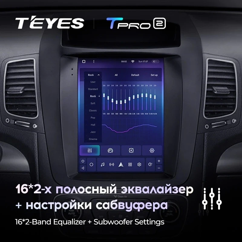 Штатная магнитола Tesla style Teyes TPRO 2 4/32 Kia Sorento 2 XM (2012-2021) HIGH F2