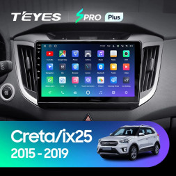 Штатная магнитола Teyes SPRO Plus 4/32 Hyundai Creta (2015-2019)