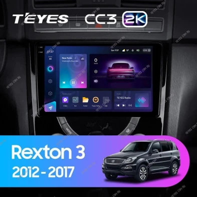 Штатная магнитола Teyes CC3 2K 360 6/128 SsangYong Rexton Y290 3 (2012-2017)