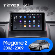 Штатная магнитола Teyes X1 4G 2/32 Renault Megane 2 (2002-2009)