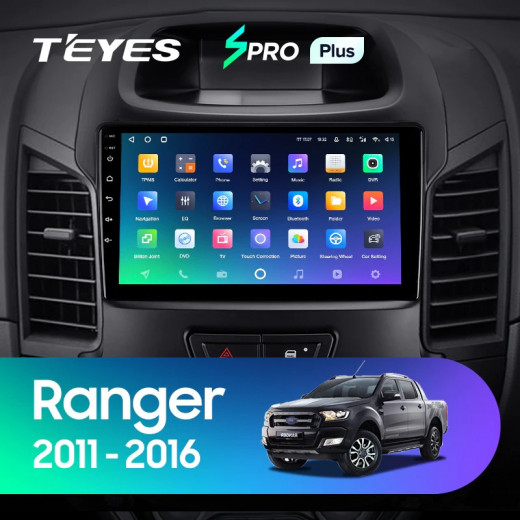Штатная магнитола Teyes SPRO Plus 4/64 Ford Ranger (2011-2016) (F2) — 