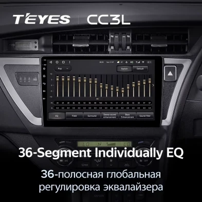 Штатная магнитола Teyes CC3L 4/32 Toyota Auris 2 E180 (2012-2015) Правый руль