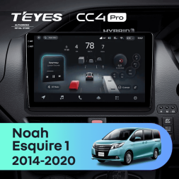 Штатная магнитола Teyes CC4 Pro 12/256 Toyota Esquire 1 (2014-2020) F2 Правый руль