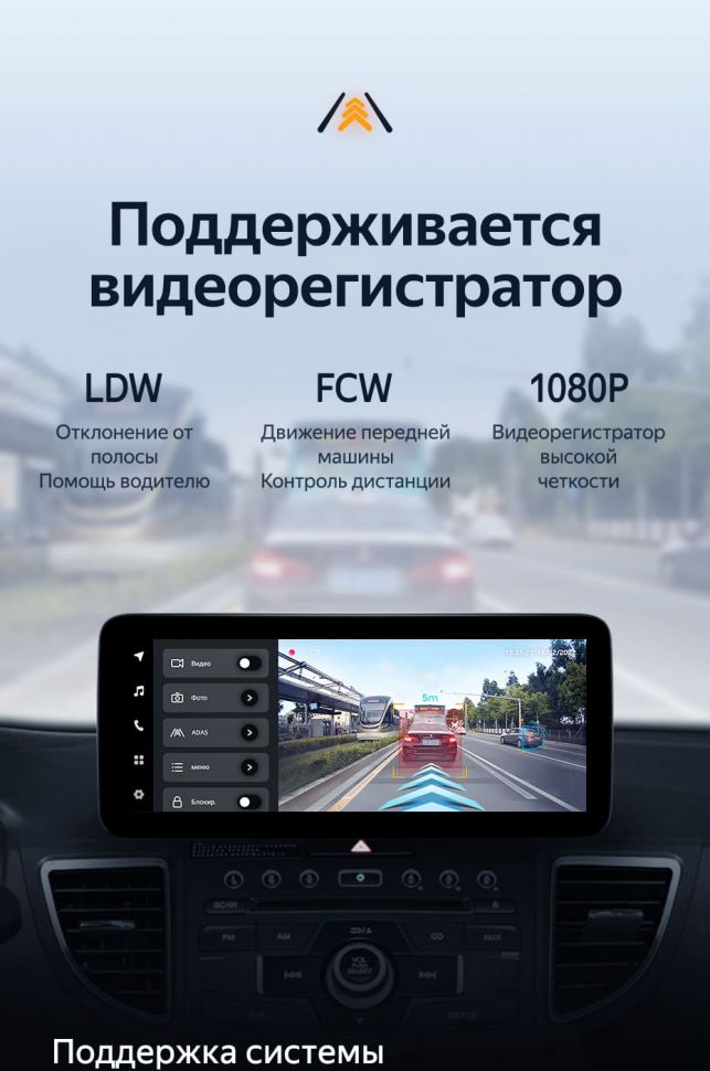 Штатная магнитола Teyes LUX ONE 4/32 Honda CR-V 4 RM RE (2011-2018) Тип-A