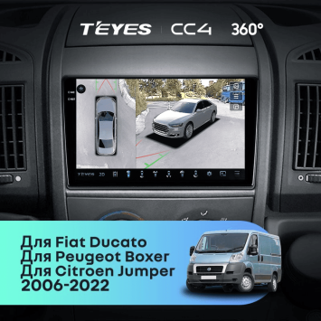 Штатная магнитола Teyes CC4 360 6/64 Citroen Jumper 2 (2006-2022)