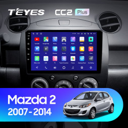 Штатная магнитола Teyes CC2 Plus 4/32 Mazda 2 DE (2007-2014)