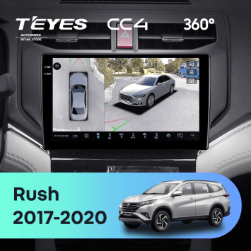 Штатная магнитола Teyes CC4 360 6/64 Toyota Rush (2017-2020)