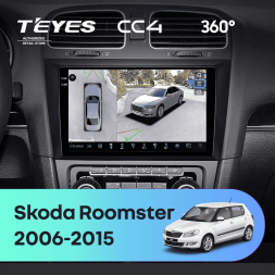 Штатная магнитола Teyes CC4 360 8/128 Skoda Roomster (2006-2015)
