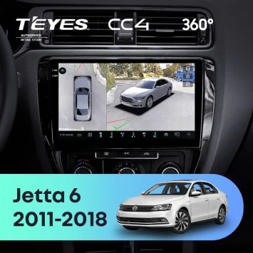 Штатная магнитола Teyes CC4 360 8/128 Volkswagen Jetta 6 (2011-2018)