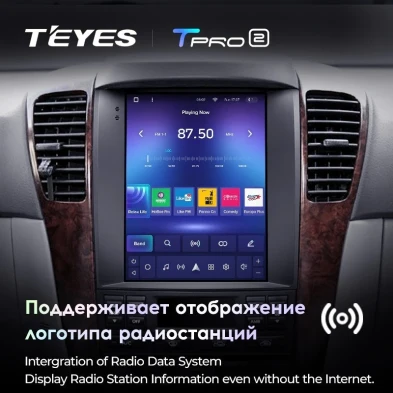 Штатная магнитола Tesla style Teyes TPRO 2 4/32 Kia Sorento BL (2002-2006)