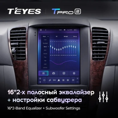 Штатная магнитола Tesla style Teyes TPRO 2 4/32 Kia Sorento BL (2002-2006)