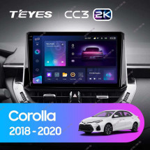 Штатная магнитола Teyes CC3 2K 360 6/128 Toyota Corolla 12 (2018-2020)