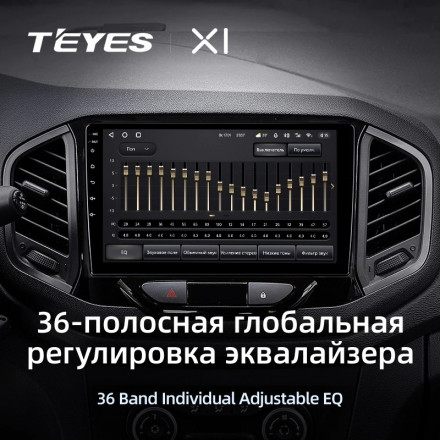 Штатная магнитола Teyes X1 4G 2/32 LADA Xray (2015-2019)