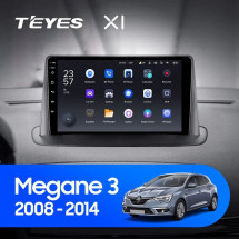 Штатная магнитола Teyes X1 4G 2/32 Renault Megane 3 (2008-2014)