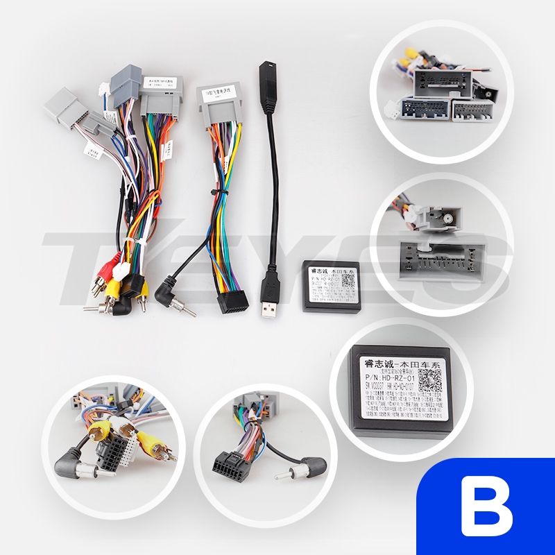 Переходная рамка Honda Jazz 3 (2015-2020) / Fit 3 GP GK (2013-2020) Тип-B Правый руль (9&quot;)