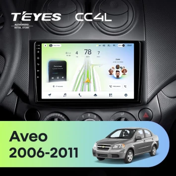 Штатная магнитола Teyes CC4L 6/64 с DTS Chevrolet Aveo (2006-2011)