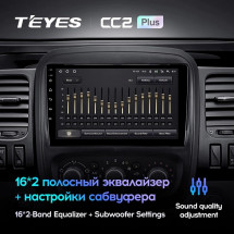 Штатная магнитола Teyes CC2L Plus 1/16 Renault Trafic 3 (2014-2021)