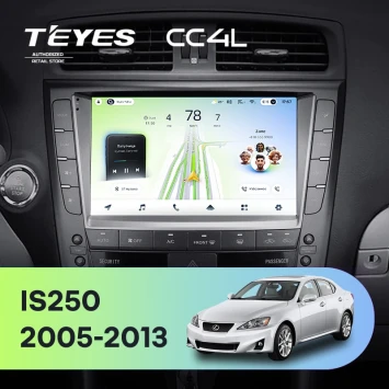 Штатная магнитола Teyes CC4L 6/64 с DTS Lexus IS250 XE20 (2005-2013) (Hm) Тип-A
