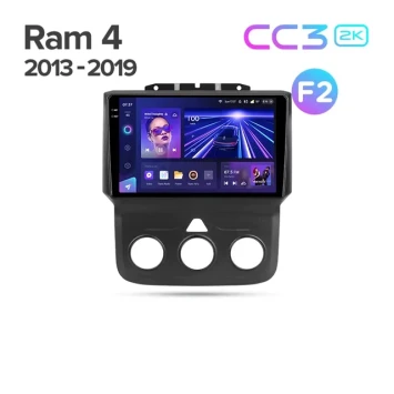 Штатная магнитола Teyes CC3 2K 4/64 Dodge Ram 4 DJ DS (2013-2019) F2