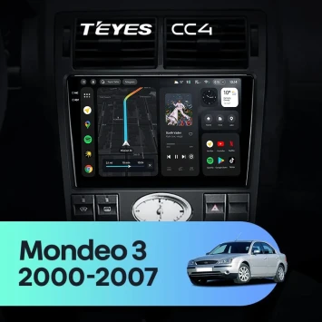 Штатная магнитола Teyes CC4 6/64 Ford Mondeo 3 (2000-2007) F1