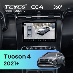 Штатная магнитола Teyes CC4 360 6/64 Hyundai Tucson 4 (2021-2025) (кондиционер)