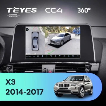 Штатная магнитола Teyes CC4 360 6/64 BMW X3 F25 NBT (2014-2017)