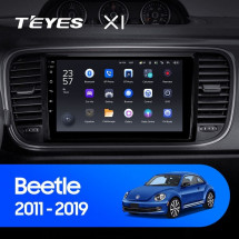Штатная магнитола Teyes X1 4G 2/32 Volkswagen Beetle A5 (2011-2019)