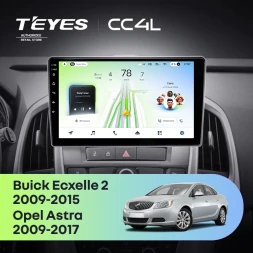 Штатная магнитола Teyes CC4L 6/64 с DTS Opel Astra J (2009-2017)