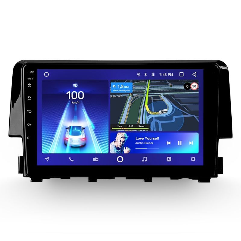 Переходная рамка Honda Civic 10 FC FK (2015-2020) (9&quot;)