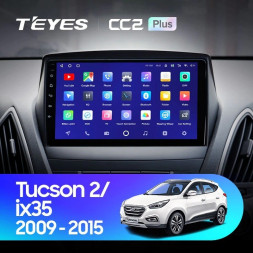 Штатная магнитола Teyes CC2 Plus 6/128 Hyundai ix35 (2009-2015) (Tucson 2) Тип-C