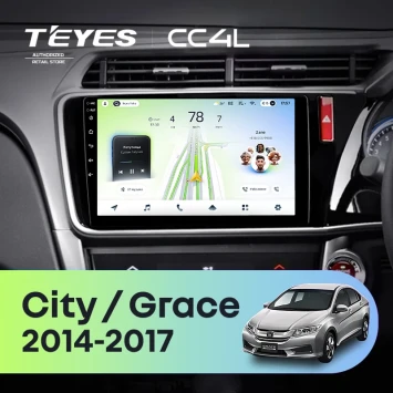 Штатная магнитола Teyes CC4L 6/64 с DTS Honda Grace (2014-2017) Тип-A Правый руль