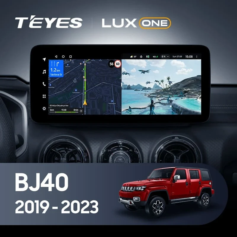Штатная магнитола Teyes LUX ONE 6/128 Baic BJ40 (2019-2023) Тип-A