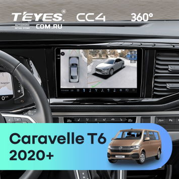 Штатная магнитола Teyes CC4 360 6/64 Volkswagen Caravelle T6 2020+