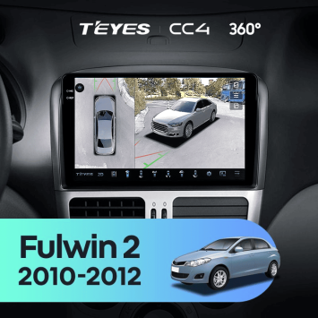Штатная магнитола Teyes CC4 360 6/64 Chery Fulwin 2 (2010-2012) F2