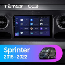 Штатная магнитола Teyes CC3L 4/64 Mercedes-Benz Sprinter (2018-2022)