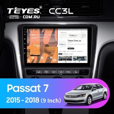 Штатная магнитола Teyes CC3L 4/64 Volkswagen Passat 7 B7 (2015-2018) F1